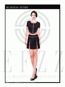 時尚促銷服務(wù)員服裝設(shè)計(jì)圖988