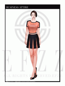 時尚促銷服務(wù)員服裝設(shè)計圖990