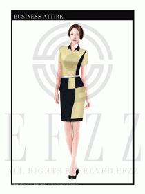 時尚促銷服務員服裝設計圖996
