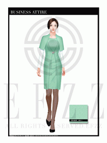 時(shí)尚OL女職業(yè)裝夏裝設(shè)計(jì)圖502