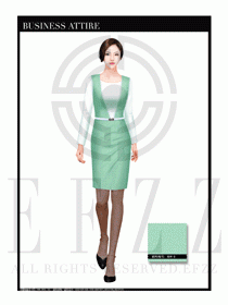 時尚OL女職業(yè)裝夏裝設(shè)計圖499