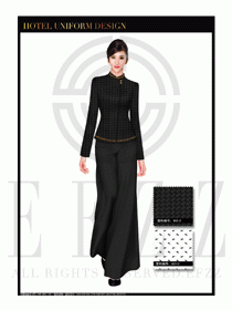 酒店制服西餐咨客服裝設(shè)計(jì)圖526