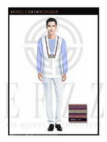 餐飲西餐服務(wù)員制服設(shè)計(jì)圖1125