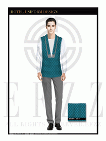 餐飲西餐服務員制服設計圖1127