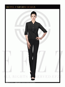 餐飲西餐服務員制服設計圖1154