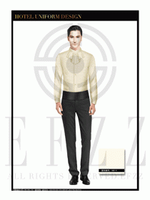 餐飲西餐服務員制服設計圖1170