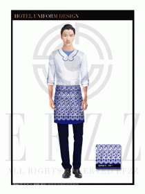 餐飲西餐服務員制服設計圖1168