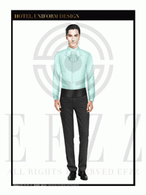餐飲西餐服務員制服設計圖1175