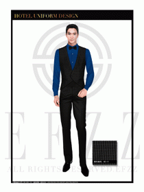 餐飲西餐服務員制服設計圖1185