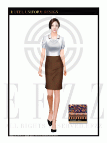 酒店總臺大堂服務員制服設計圖885