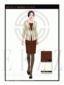 酒店總臺大堂服務員制服設計圖899