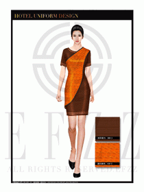酒店總臺大堂服務(wù)員制服設(shè)計圖908