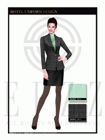 酒店總臺大堂服務員制服設計圖923
