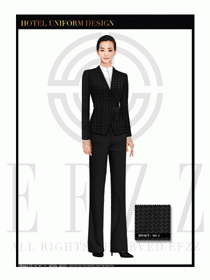 酒店總臺大堂服務員制服設計圖946