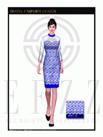 大堂總臺收銀接待員工制服266