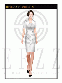 大堂總臺(tái)收銀接待員工制服301