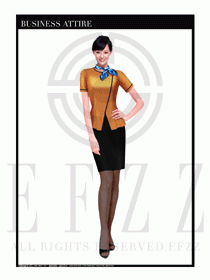 大堂總臺收銀接待員工制服309