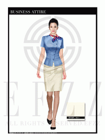 大堂總臺收銀接待員工制服311