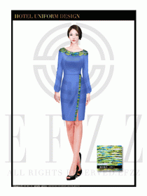 大堂總臺收銀接待員工制服333