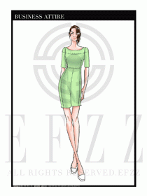 夏季時尚OL女裝職業(yè)裝設(shè)計圖523