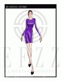 夏季時尚OL女裝職業裝設計圖529