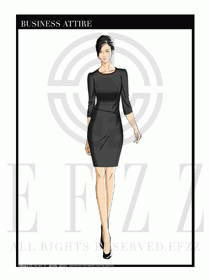 夏季時尚OL女裝職業裝設計圖535