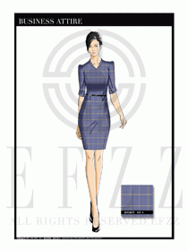 夏季時尚OL女裝職業裝設計圖552