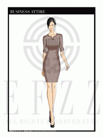 夏季時尚OL女裝職業裝設計圖556