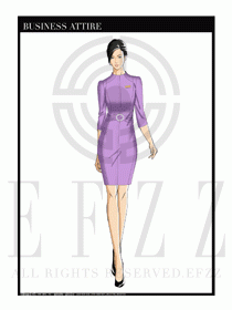 夏季時尚OL女裝職業裝設計圖564