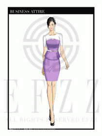 夏季時尚OL女裝職業(yè)裝設計圖567