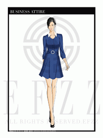 夏季時尚OL女裝職業裝設計圖568