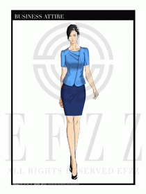 夏季時尚OL女裝職業(yè)裝設(shè)計圖570