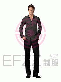 男裝長袖襯衫075