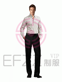 男裝長袖襯衫077