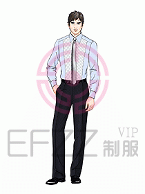 男裝長袖襯衫103