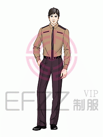 男裝長袖襯衫138