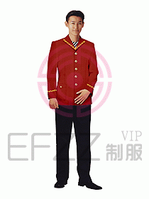 超市服務員服裝019