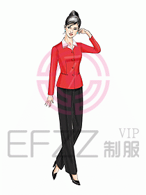 接待服務員服裝090