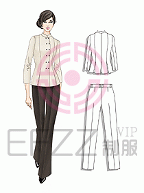 客房服務員服裝116