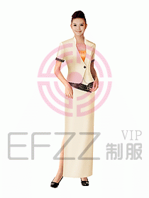 西餐咨客服裝117