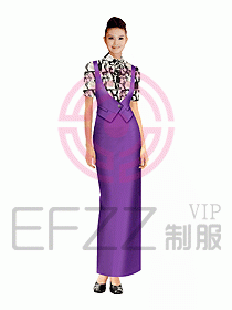 西餐咨客服裝121