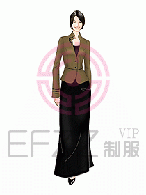 西餐咨客服裝170