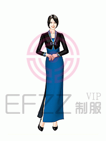 西餐咨客服裝180