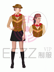 西餐服務生服裝075