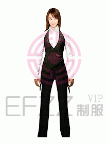 西餐服務(wù)生服裝161