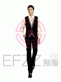 西餐服務(wù)生服裝296