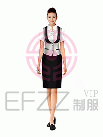 西餐服務生服裝356