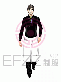 西餐服務生服裝382