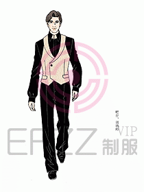 西餐服務生服裝397