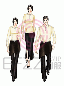 西餐服務生服裝416